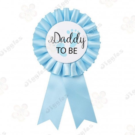 Daddy To Be Badge Blue