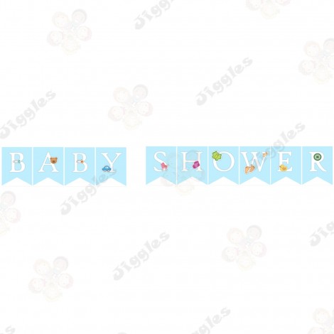 Baby Shower Banner Blue