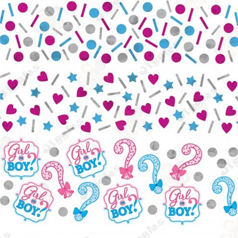 Boy or Girl? Gender Reveal Confetti Pack