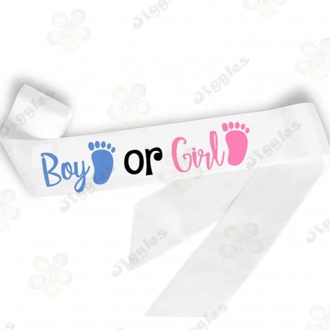 Girl or Boy Sash 