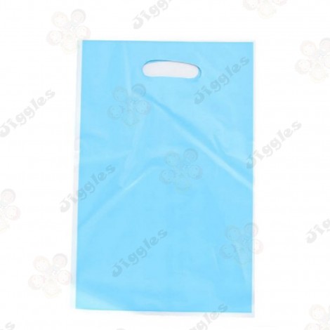 Pastel Blue Plastic Loot Bags