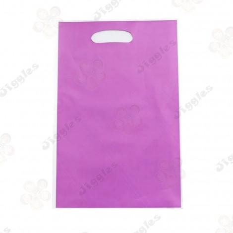 Purple Plastic Loot Bags