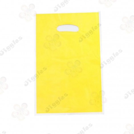 Yellow Plastic Loot Bags