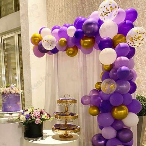 Lavender Layers Balloon Garland