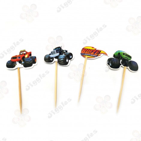 Blaze & The Monster Machines Cupcake Toppers