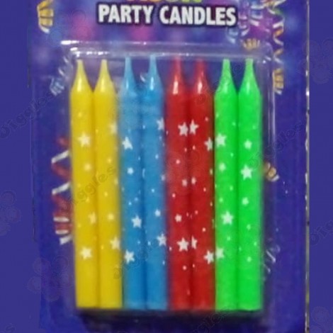 Neon Candles With Designs