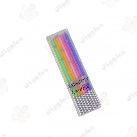 Rainbow Pencil Candles