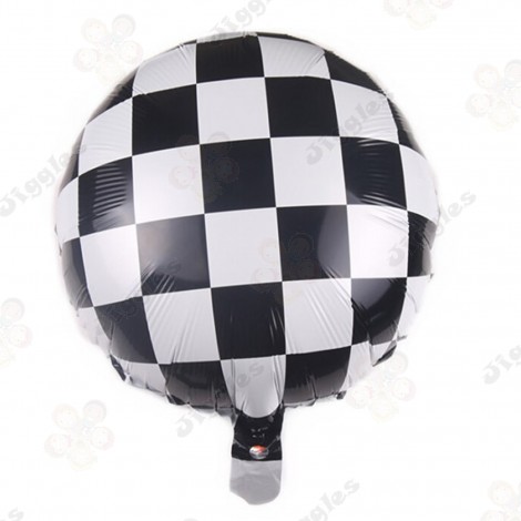 Chequered Flag (Grand Prix) Foil Balloon
