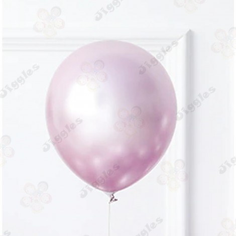 Chrome Balloons Lilac 12"