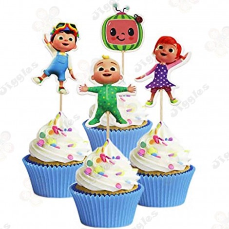 Cocomelon Cupcake Toppers