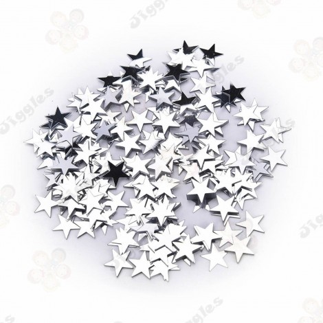 Table Confetti Silver Stars