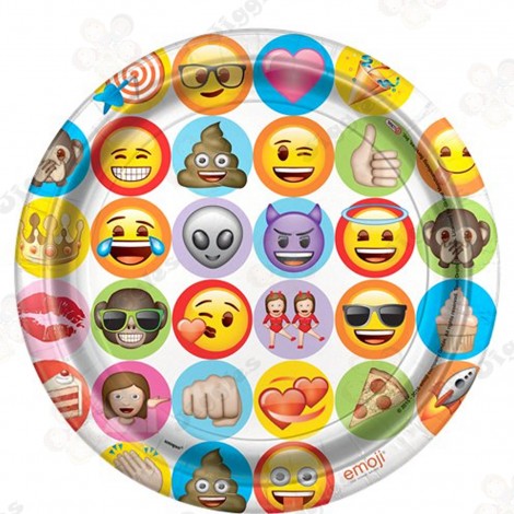 Emoji Paper Plates