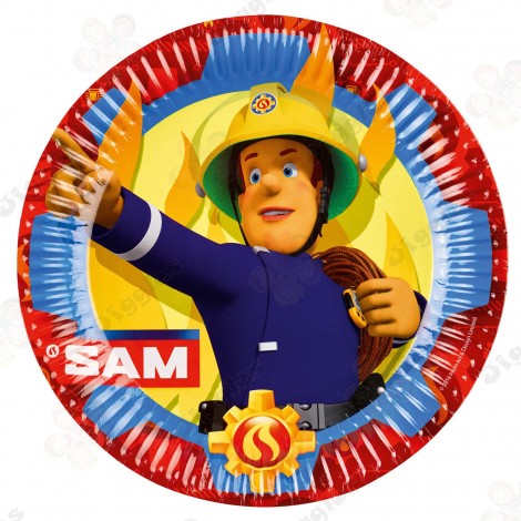 Fireman Sam Paper Plates