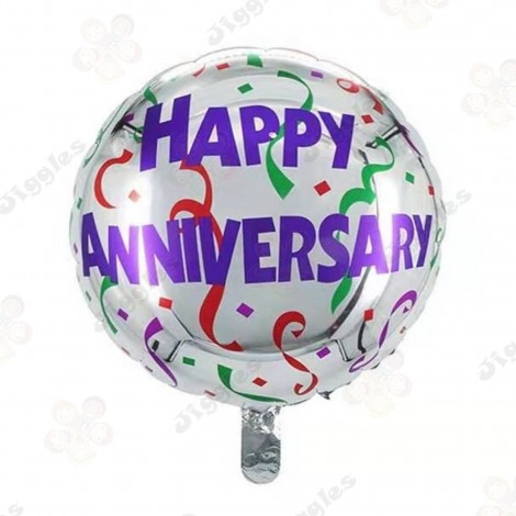 Anniversary Foil Balloon Purple