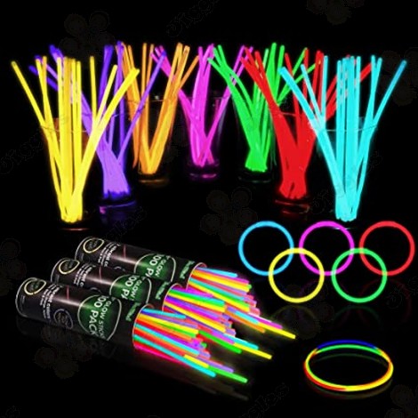 Glow Sticks Multicolour (100)