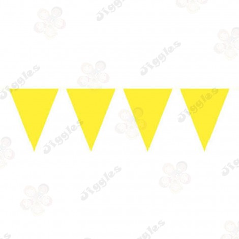 Yellow PVC Flag Bunting