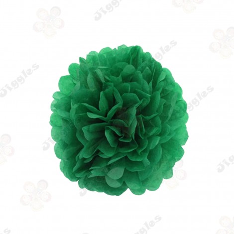 Dark Green 8" Tissue Pom Poms