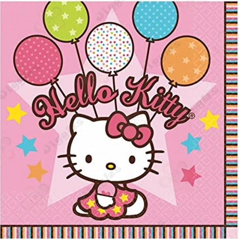 Hello Kitty Balloon Napkins