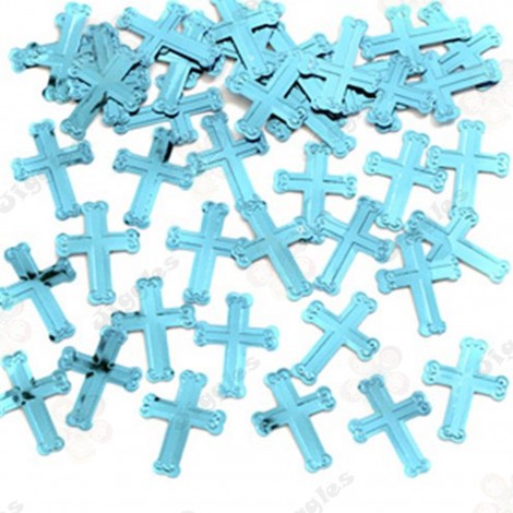 Blue Cross Table Confetti 