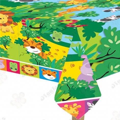 Jungle Animal Table Cover