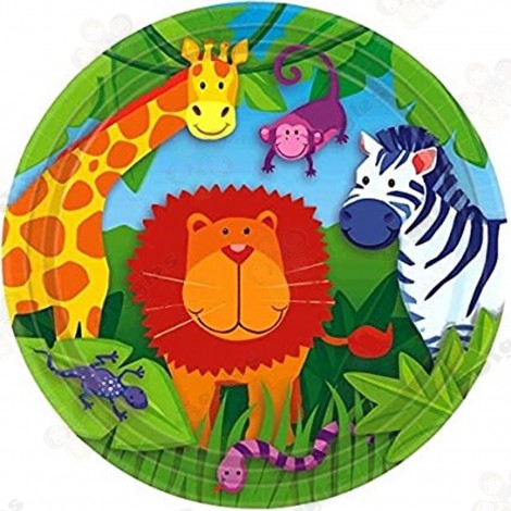Safari Fun Paper Plates