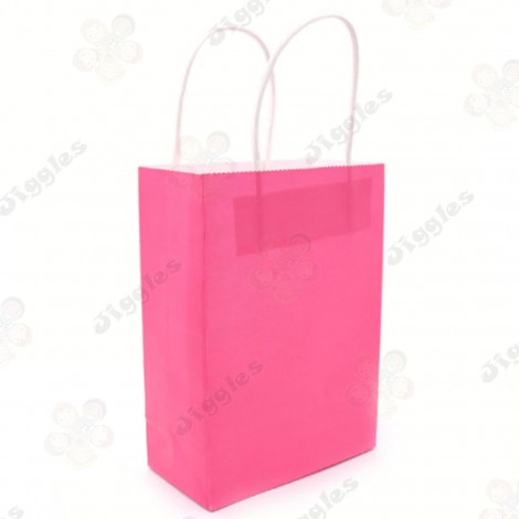 Pastel Pink Kraft Paper Medium Bag