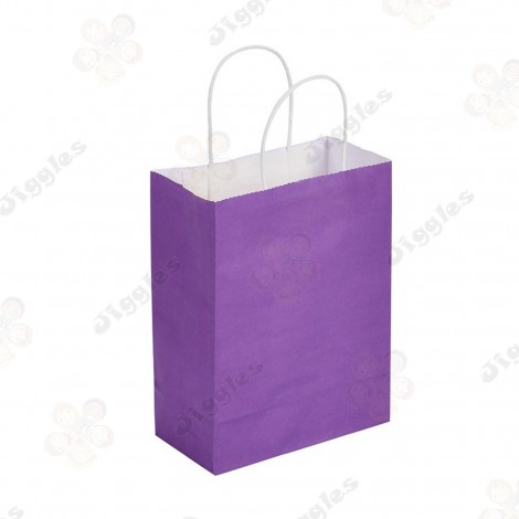 Purple Kraft Paper Medium Bag
