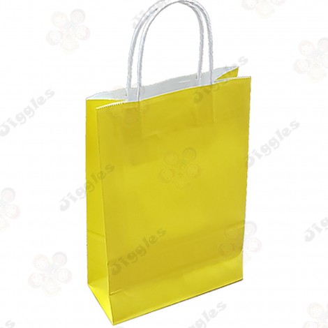 Yellow Kraft Paper Large Bag