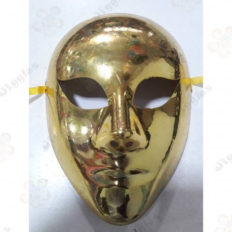 Gold Full Face Masquerade Mask