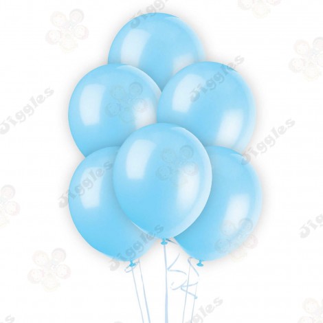 Light Blue Matte Balloons 10inch