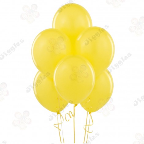 Yellow Matte Balloons 10inch