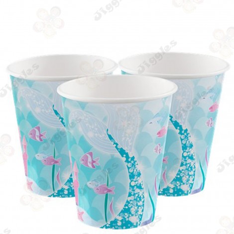 Magical Mermaid Paper Cups