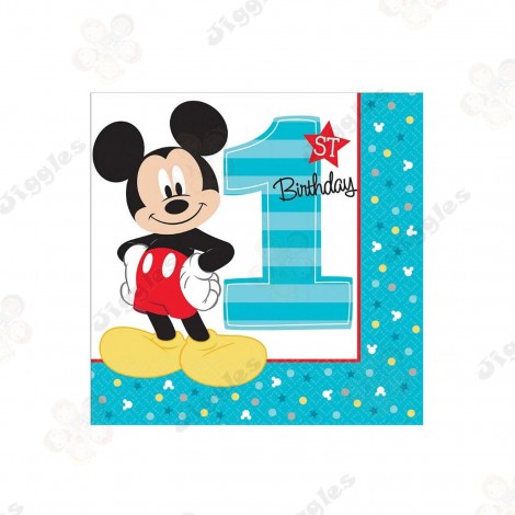Mickey Mouse 1st  Napkins