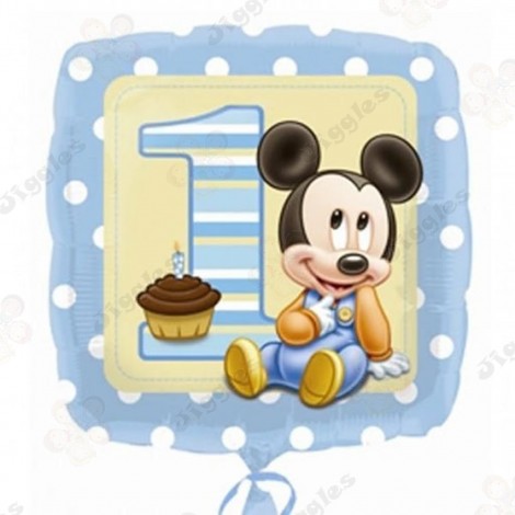 Baby Mickey 1st Foil Balloon