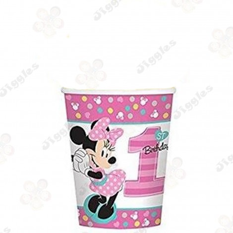 Minnie 1st Birthday Paper Cups