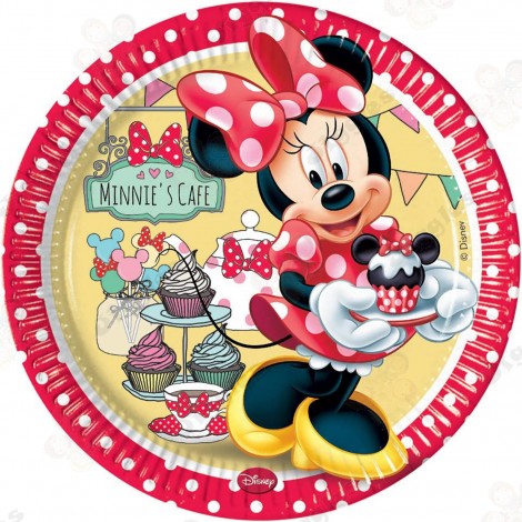 Minnie Cafe Paper Plates