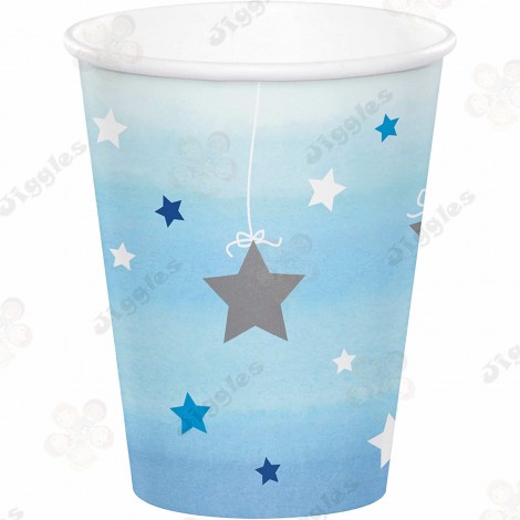 Twinkle Twinkle Paper Cups Blue