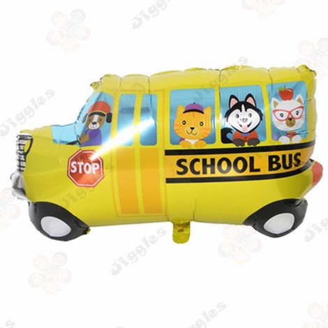 School Bus Foil Balloon 