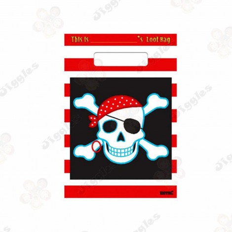 Skull Pirate Loot Bags