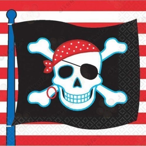 Skull Pirate Napkins
