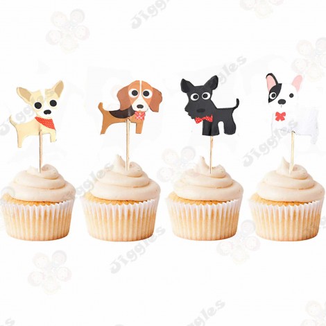 Dog Cupcake Toppers