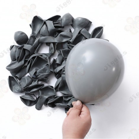 Retro Gray Balloons 10inch