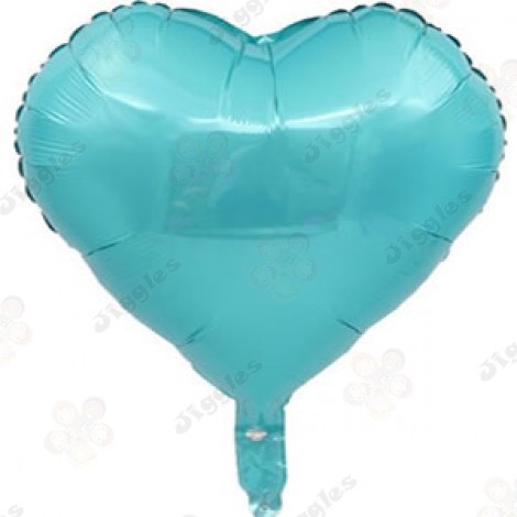 Light Blue Heart Foil Balloon 