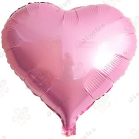 Light Pink Heart Foil Balloon 