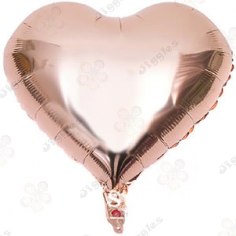 Rose Gold Heart Foil Balloon  