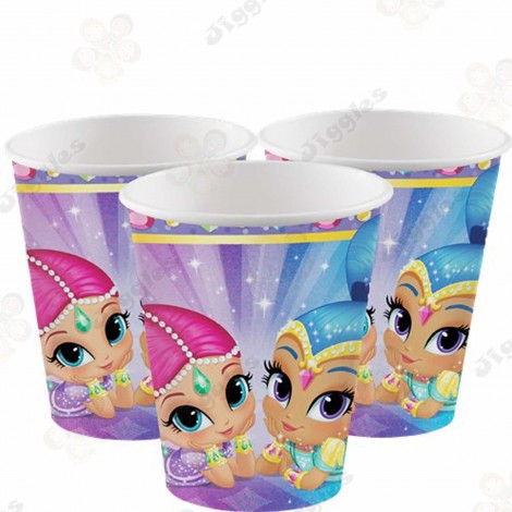 Shimmer and Shine Paper Cups