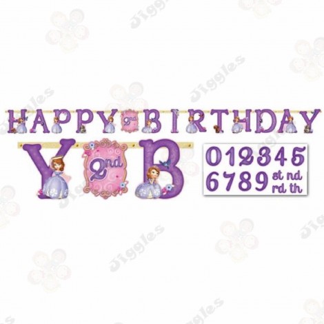 Sofia The First Letter Banner