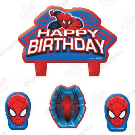 Spiderman Candle Set