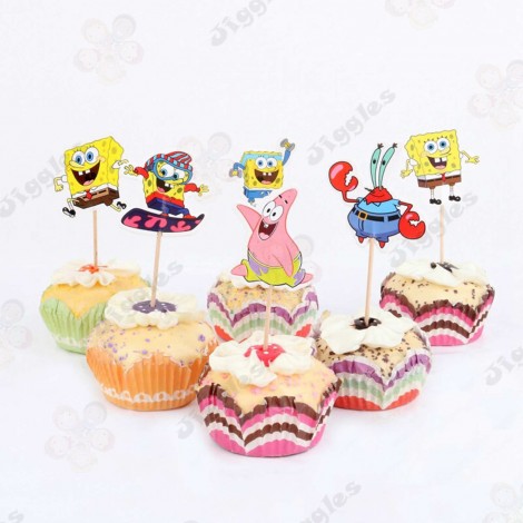 Sponge Bob Cupcake Toppers
