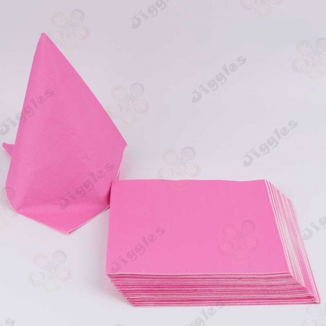 Pink Paper Napkins